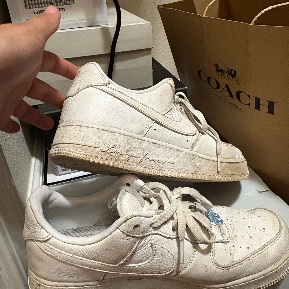 DRAKE EDITION White Nike Sneakers